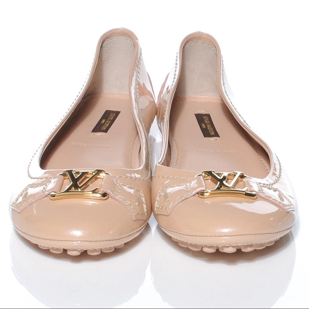 Louis Vuitton Oxford Patent Leather Ballerina Shoe